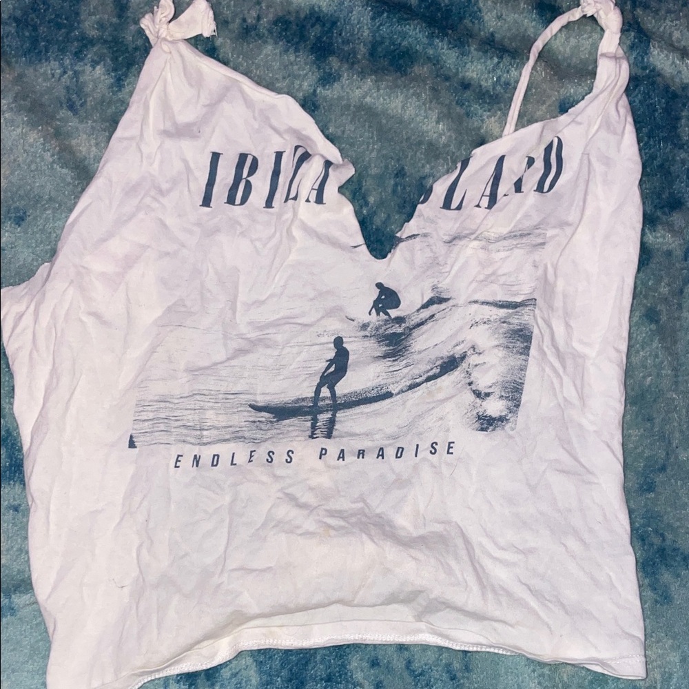 Ibiza Island White Swim Coverup